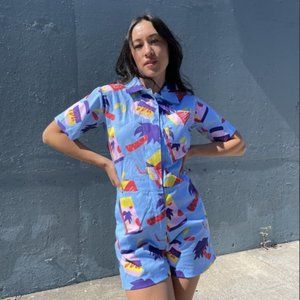 Nooworks Snacks Romper Shortalls